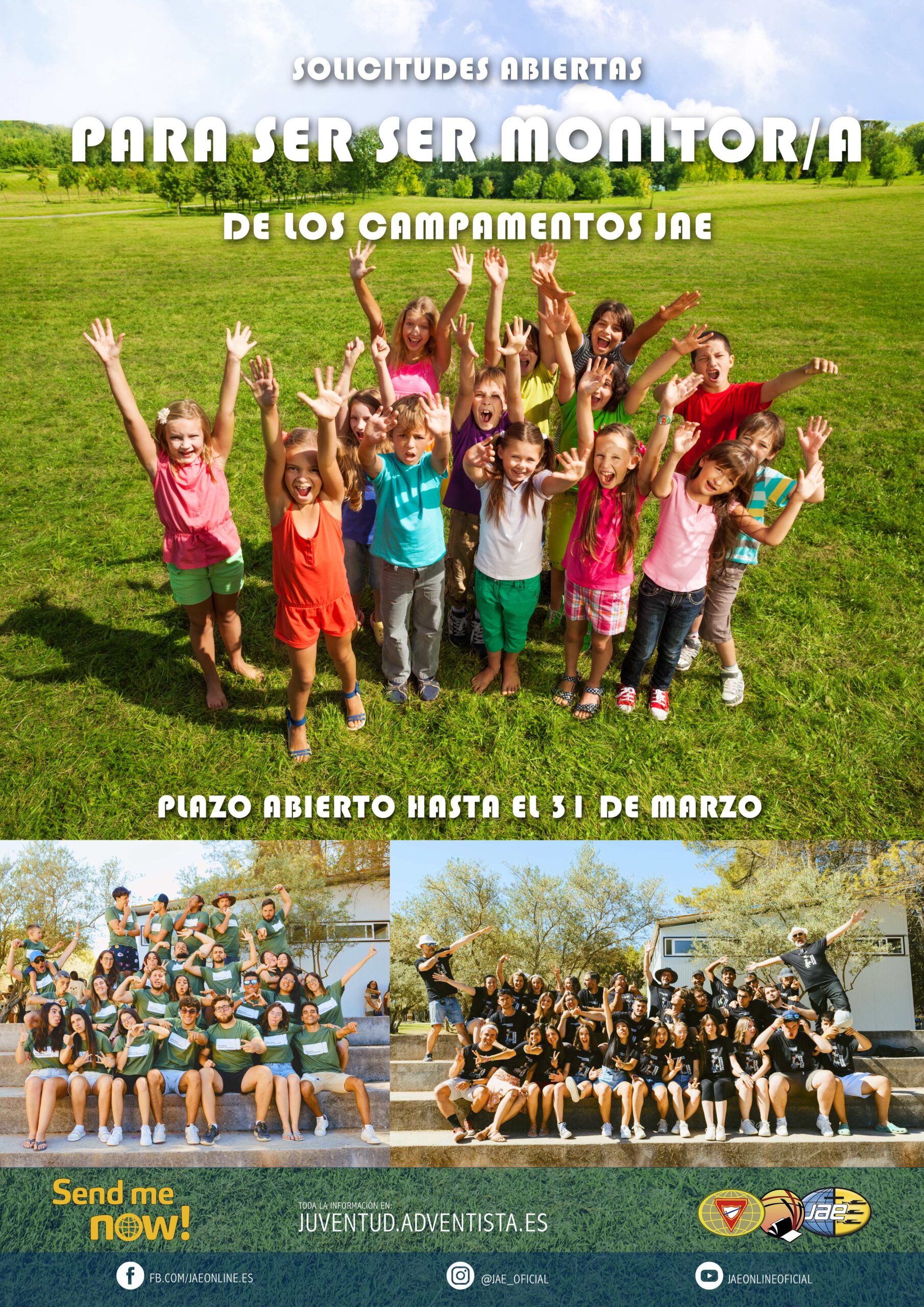 Convocatoria Monitores Campamentos JAE 2025