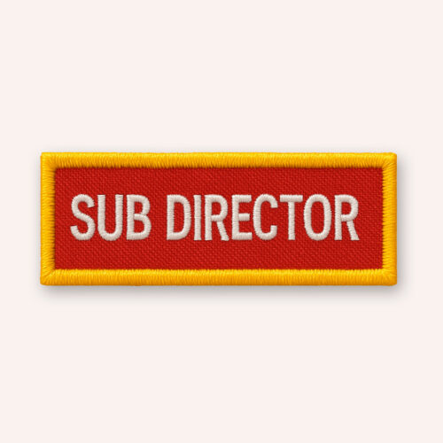 Insignia de cargo Subdirector