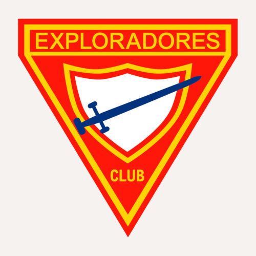 Insignia de tizones de División (fondo rojo)