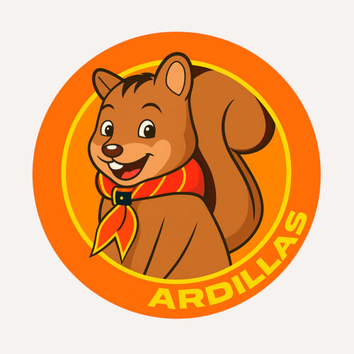 Pin Grado de Ardillas - 3 años