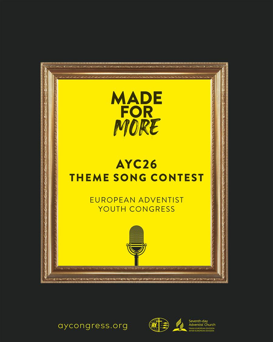 Concurso  AYC26 THEME SONG CONTEST EUROPEAN ADVENTIST YOUTH CONGRESS